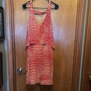 White House Black Market Pink Halter Sundress NWOT